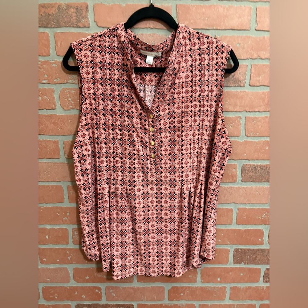 Dressbarn, Westport Sleeveless Blouse, XL